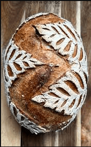 Artisan sourdough bread